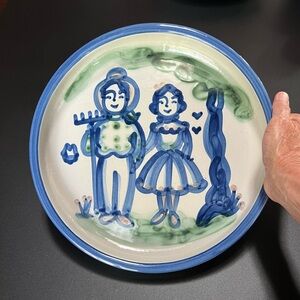 Hadley Round Serving Platter 12” vintage EC